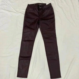 White House Black Market Coated Croc the skinny